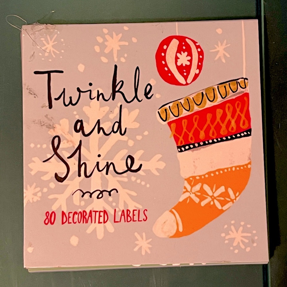 Anthropologie Christmas Gift Labels x 2